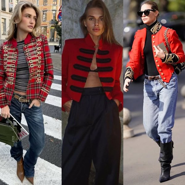 мода 2026 года жакет наполеон как носить